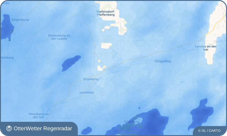 OtterWetter Regenradar-Widget Unterahrain