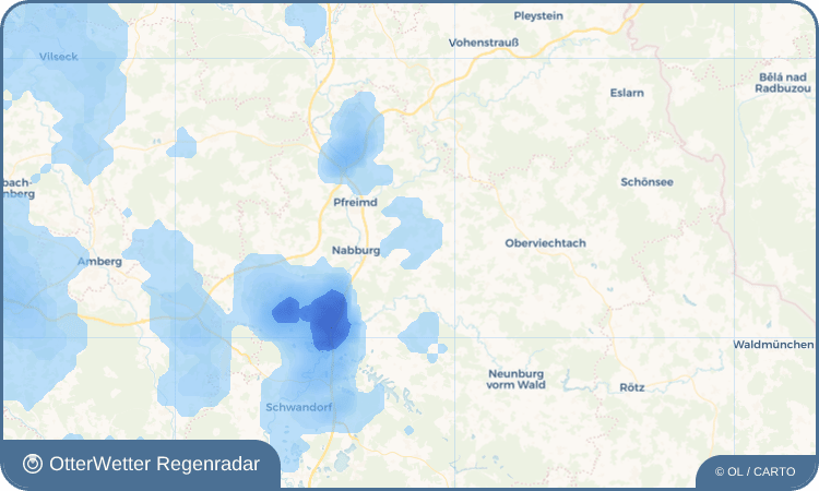 OtterWetter Regenradar-Widget Unteraich