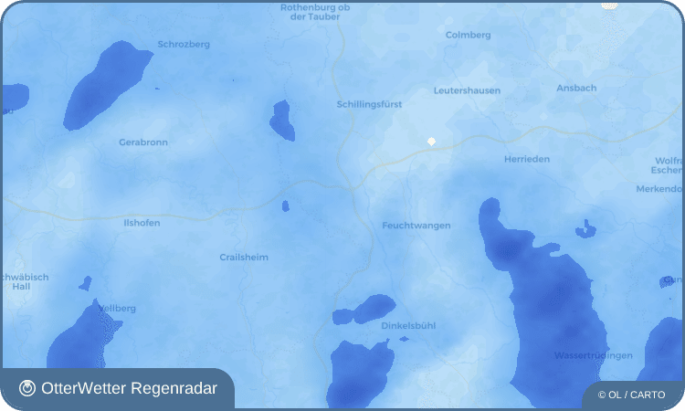 OtterWetter Regenradar-Widget Unterampfrach