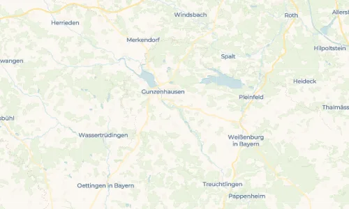 Regenradar Vorschaubild - Aktuelle Niederschläge in Unterasbach und Umgebung
