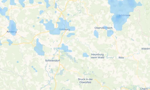 Regenradar Vorschaubild - Aktuelle Niederschläge in Unterauerbach und Umgebung