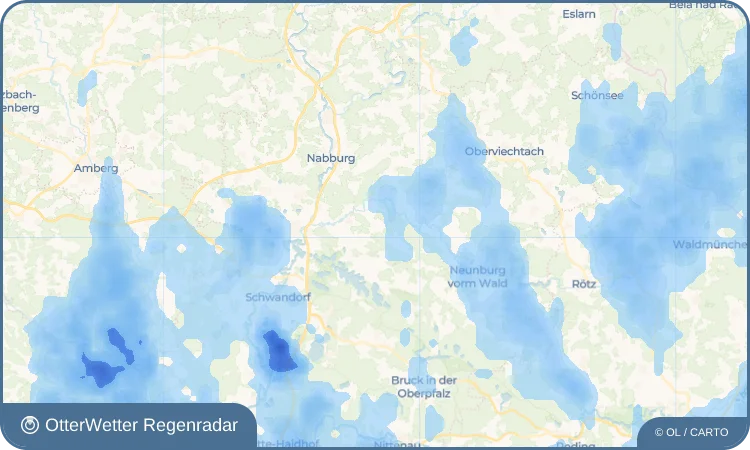 Wetter-Widget-Vorschau mit Vorhersagedaten für Unterauerbach