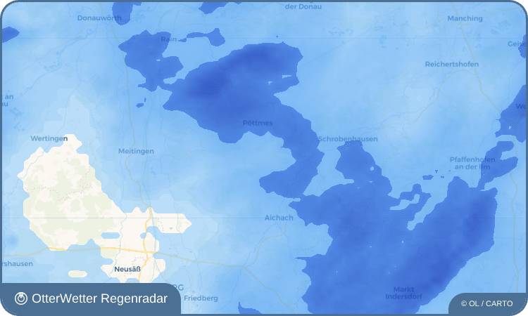 Wetter-Widget-Vorschau mit Vorhersagedaten für Unterbachern