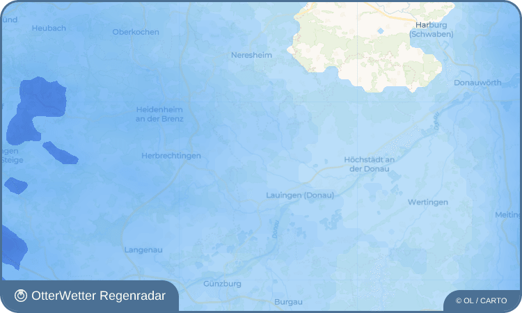 OtterWetter Regenradar-Widget Unterbechingen
