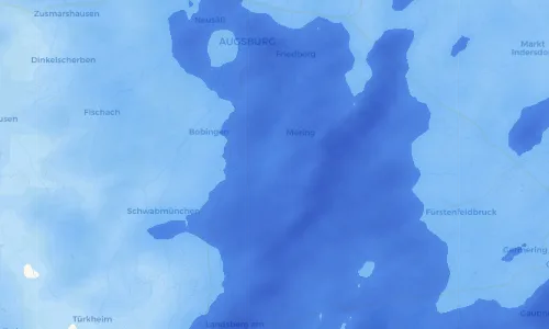 Regenradar Vorschaubild - Aktuelle Niederschläge in Unterbergen und Umgebung