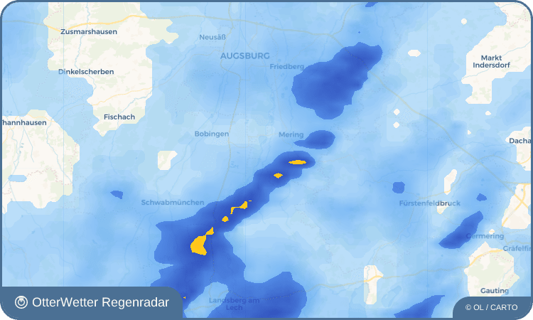 OtterWetter Regenradar-Widget Unterbergen