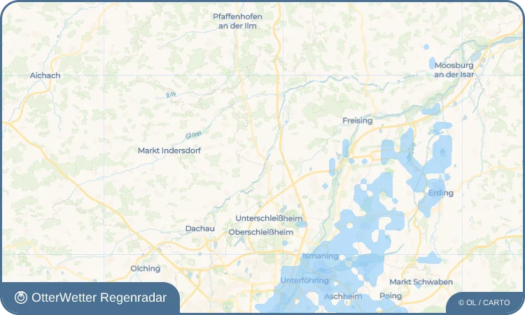 Wetter-Widget-Vorschau mit Vorhersagedaten für Unterbruck