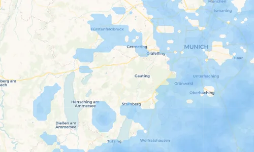 Regenradar Vorschaubild - Aktuelle Niederschläge in Unterbrunn und Umgebung