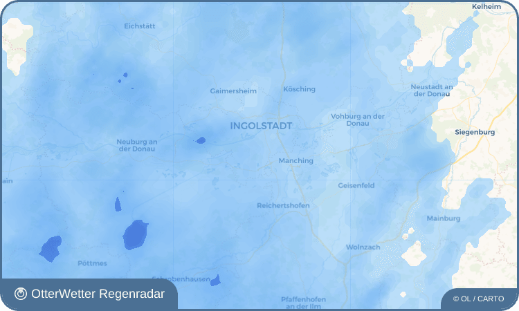 OtterWetter Regenradar-Widget Unterbrunnenreuth