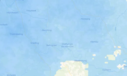 Regenradar Unterbürg: aktuelle Niederschläge in Unterbürg und Umgebung, Stand 19. Oktober 2026 um 19:10 Uhr