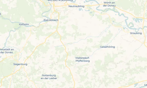 Regenradar Vorschaubild - Aktuelle Niederschläge in Unterdeggenbach und Umgebung
