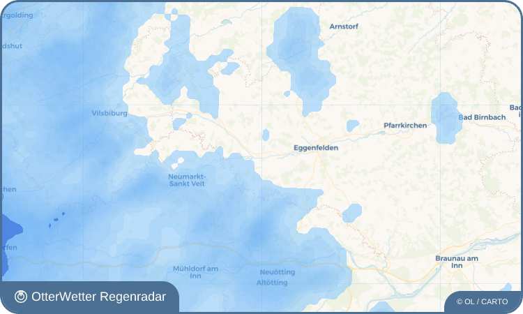 OtterWetter Regenradar-Widget Unterdietfurt