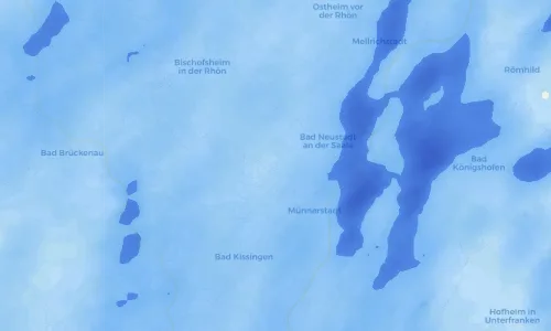 Regenradar Vorschaubild - Aktuelle Niederschläge in Unterebersbach und Umgebung