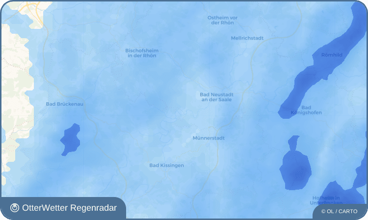 OtterWetter Regenradar-Widget Unterebersbach