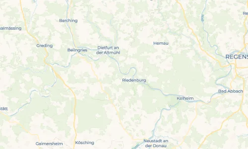 Regenradar Vorschaubild - Aktuelle Niederschläge in Untereggersberg und Umgebung