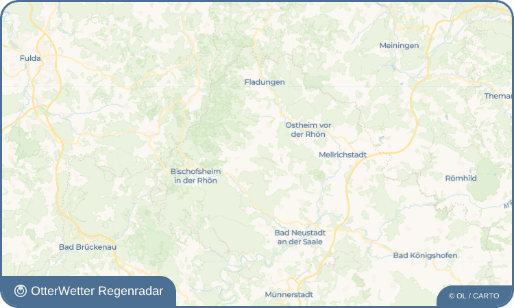 OtterWetter Regenradar-Widget Unterelsbach