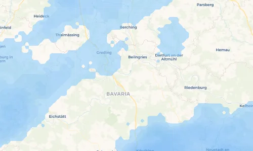 Regenradar Vorschaubild - Aktuelle Niederschläge in Unteremmendorf und Umgebung