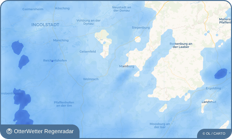 Widget-Vorschau für Unterempfenbach Wetter-Widget-Vorschau mit Vorhersagedaten für Unterempfenbach