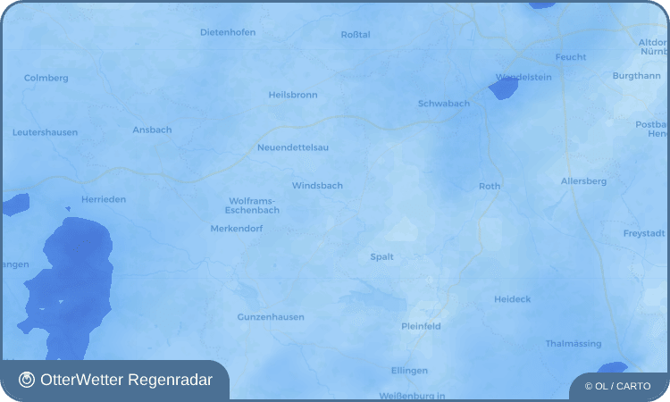OtterWetter Regenradar-Widget Untereschenbach