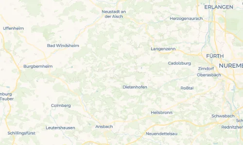 Regenradar Vorschaubild - Aktuelle Niederschläge in Unterfeldbrecht und Umgebung