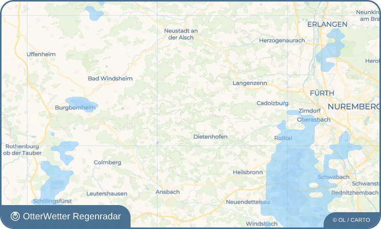 Wetter-Widget-Vorschau mit Vorhersagedaten für Unterfeldbrecht