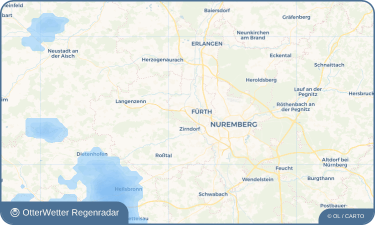 Widget-Vorschau für Unterfürberg Wetter-Widget-Vorschau mit Vorhersagedaten für Unterfürberg
