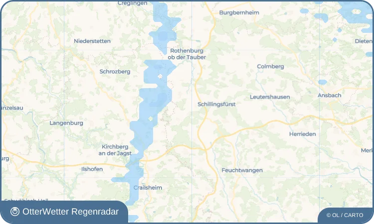 Widget-Vorschau für Untergailnau Wetter-Widget-Vorschau mit Vorhersagedaten für Untergailnau
