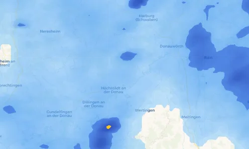 Regenradar Vorschaubild - Aktuelle Niederschläge in Unterglauheim und Umgebung