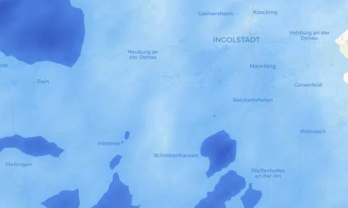 Regenradar Vorschaubild - Aktuelle Niederschläge in Untergrasheim und Umgebung