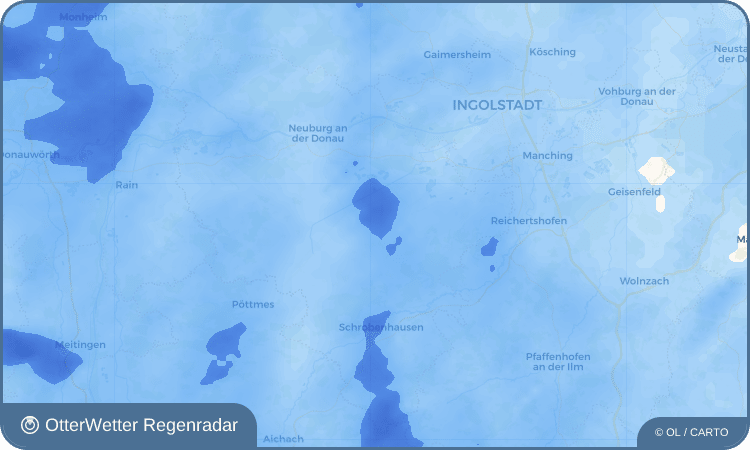 OtterWetter Regenradar-Widget Untergrasheim