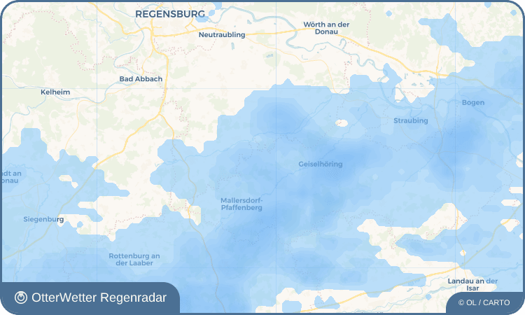 Wetter-Widget-Vorschau mit Vorhersagedaten für Untergraßlfing
