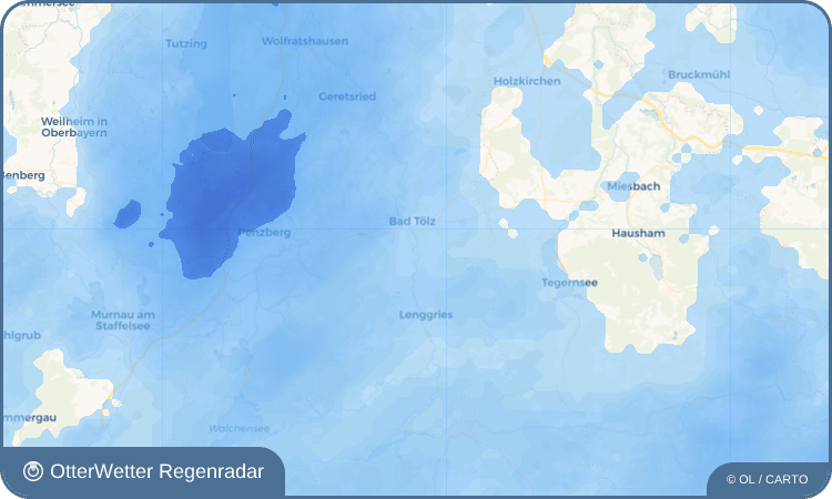 Widget-Vorschau für Untergries Wetter-Widget-Vorschau mit Vorhersagedaten für Untergries