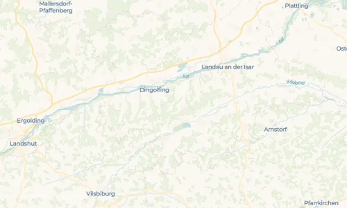 Regenradar Vorschaubild - Aktuelle Niederschläge in Untergünzkofen und Umgebung