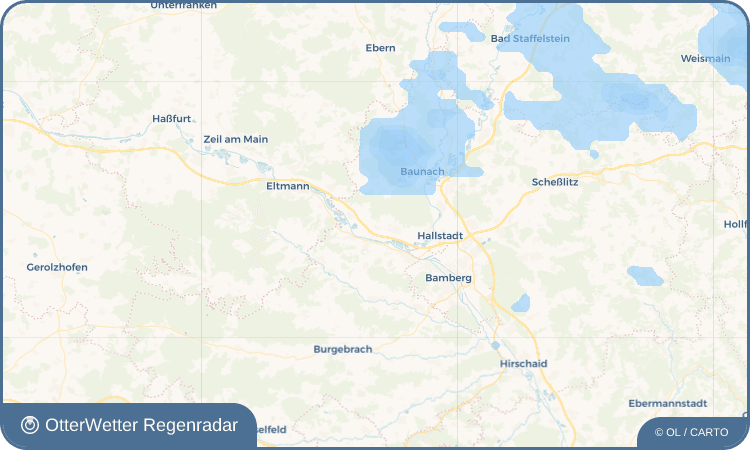 OtterWetter Regenradar-Widget Unterhaid