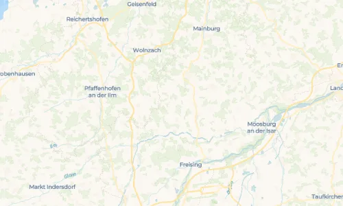 Regenradar Vorschaubild - Aktuelle Niederschläge in Unterhaindlfing und Umgebung