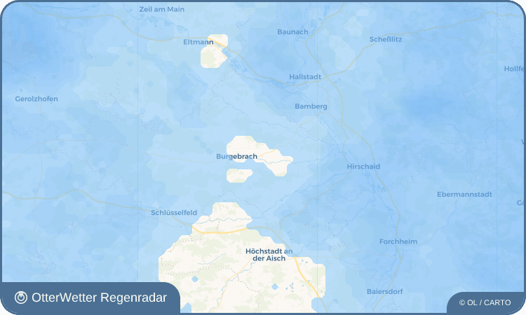 OtterWetter Regenradar-Widget Unterharnsbach