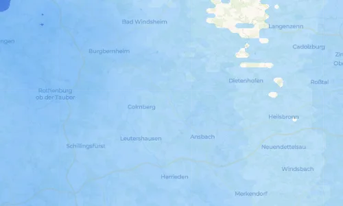 Regenradar Vorschaubild - Aktuelle Niederschläge in Unterheßbach und Umgebung