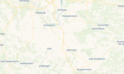 Regenradar Vorschaubild - Aktuelle Niederschläge in Unterickelsheim und Umgebung