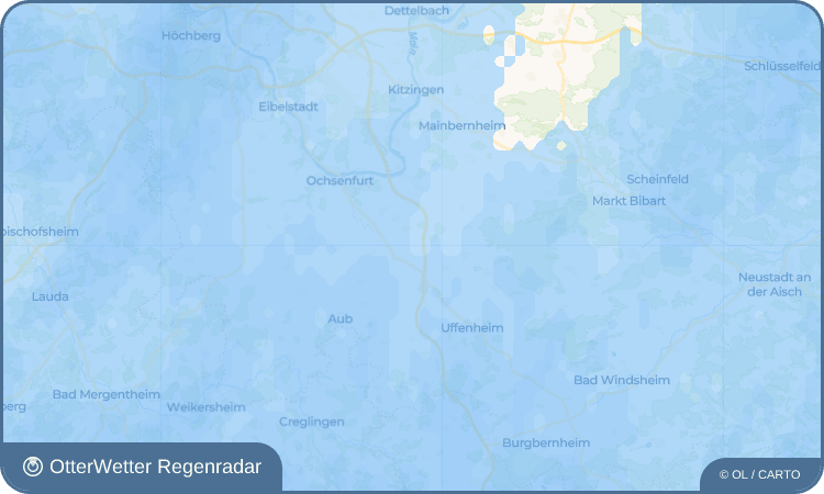 OtterWetter Regenradar-Widget Unterickelsheim