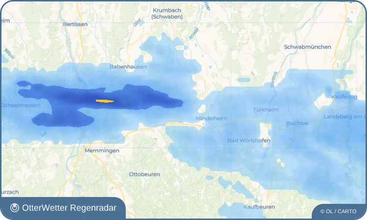 Widget-Vorschau für Unterkammlach Wetter-Widget-Vorschau mit Vorhersagedaten für Unterkammlach