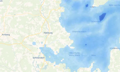 Regenradar Vorschaubild - Aktuelle Niederschläge in Unterkatzbach und Umgebung