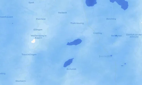 Regenradar Vorschaubild - Aktuelle Niederschläge in Unterkesselberg und Umgebung