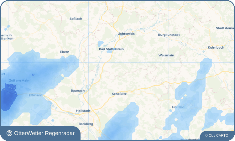 OtterWetter Regenradar-Widget Unterküps