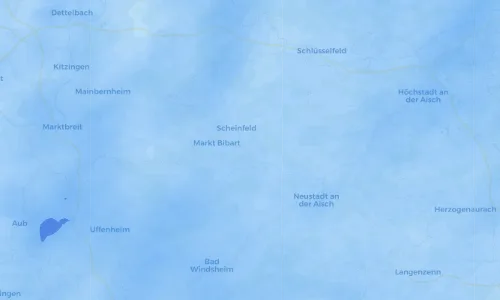 Regenradar Vorschaubild - Aktuelle Niederschläge in Unterlaimbach und Umgebung