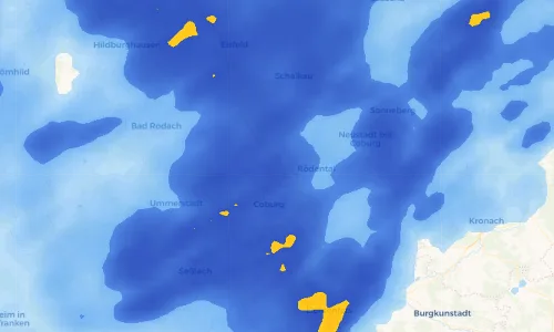 Regenradar Vorschaubild - Aktuelle Niederschläge in Unterlauter und Umgebung