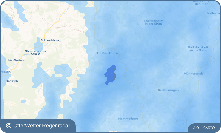 OtterWetter Regenradar-Widget Unterleichtersbach