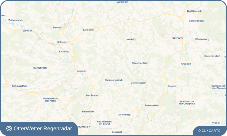 Widget-Vorschau für Unterleinleiter Wetter-Widget-Vorschau mit Vorhersagedaten für Unterleinleiter