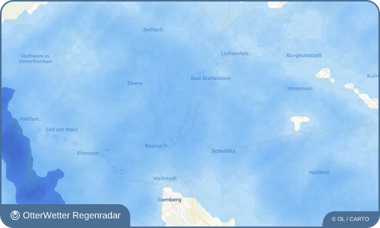 Wetter-Widget-Vorschau mit Vorhersagedaten für Unterleiterbach
