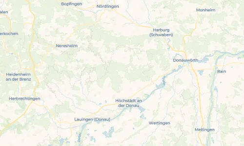 Regenradar Unterliezheim: aktuelle Niederschläge in Unterliezheim und Umgebung, Stand 29. Oktober 2026 um 23:05 Uhr