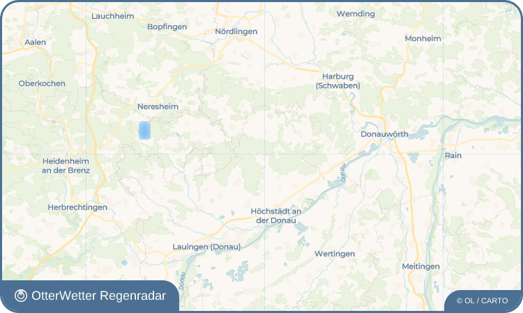 OtterWetter Regenradar-Widget Unterliezheim